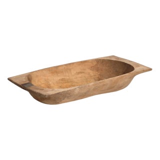 Antique Primitive Wooden Bowl For Sale