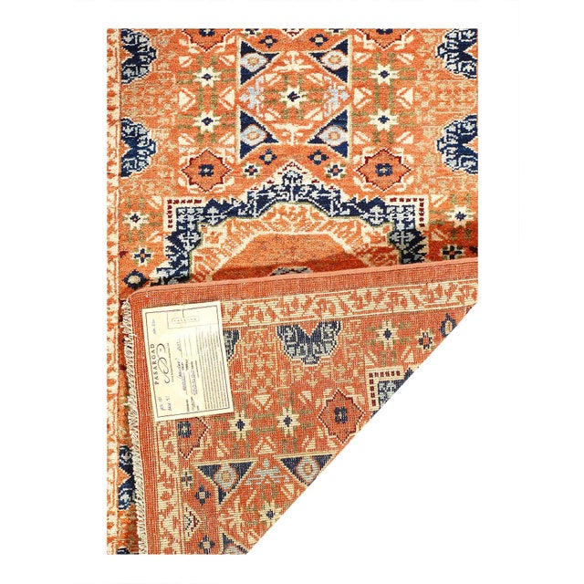 Traditional Super Mamluk Lamb's Wool Runner For Sale - Image 3 of 3