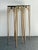 Vintage Boho Swag Medallion Pedestals - A Pair For Sale In West Palm - Image 6 of 6