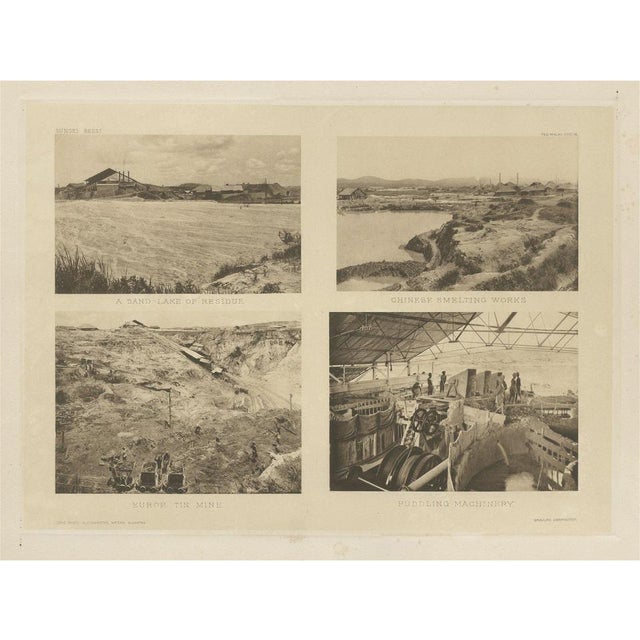 After Kleingrothe, Views of Mining Near Sungei Bessi River in Malaysia, 1907, Heliograph For Sale