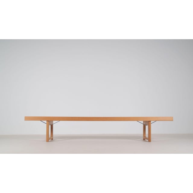 Norwegian vintage Krobo model sofa designed by Torbjøn Afdal in 1960. This oak sofa was manufactured by Bruksbo and bears...