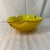 Murano Vintage Mid-Century Italian Murano Sommerso Yellow & Amber Glass Tri-Lobed Bowl For Sale - Image 4 of 8
