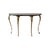 Console Table With Black Marble Top For Sale