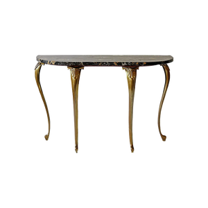 Console Table With Black Marble Top