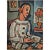 A lovely vintage First Edition period offset lithograph print after oil painting "The Wise Pierrot" (1945) by Georges...