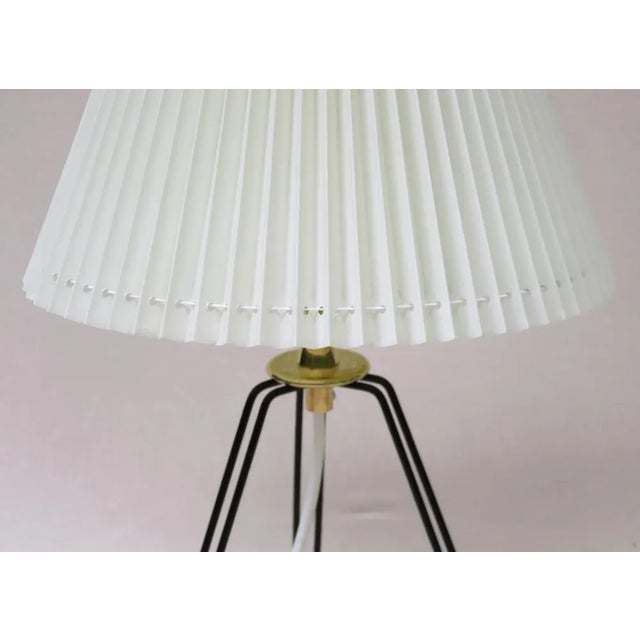 Minimalist Pleated Screen Plastic String Table Lamp, 1960s For Sale - Image 18 of 18