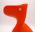 Mid-Century Modern Space Age Orange Swirl SC3 Ceramic Vase, Italy, 1970s For Sale - Image 3 of 12