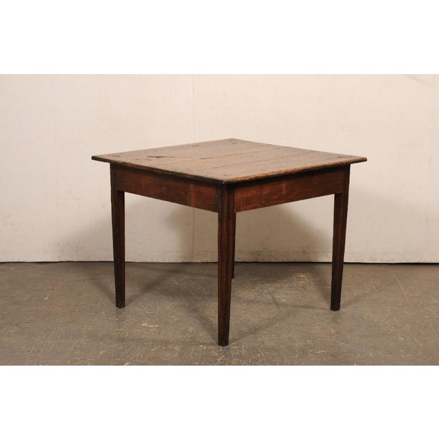 Brown 19th Century Brazilian Rustic Brown Peroba Wood Table For Sale - Image 8 of 10