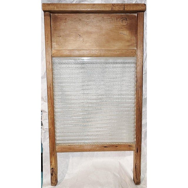 Wood National Glass Washboard For Sale - Image 7 of 8