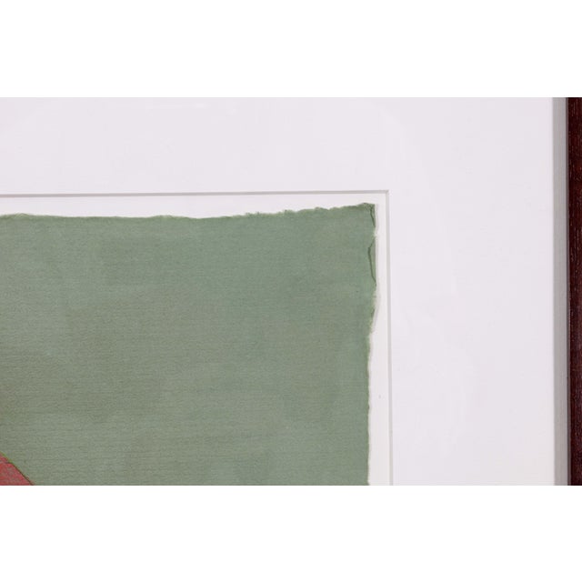 A modernist crayon, pastel, and pencil drawing on paper titled “Bouquets Spawning Intruders” by Stanley Boxer. Hand signed...