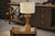 Brown Vintage Oak Table Lamp, 1950s For Sale - Image 8 of 9