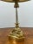 Vintage Empire Style Brass Fluted Crystal Column Table Lamp 1970's , a Pair For Sale - Image 10 of 11
