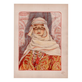 Louis-Auguste Girardot, Femme du Riff, 1897, Lithograph on Paper For Sale