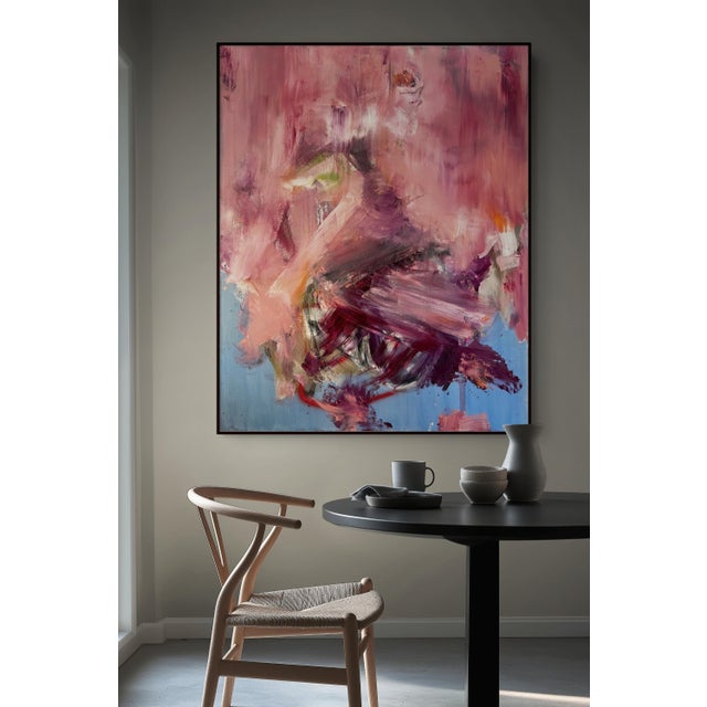 Abstract Contemporary Abstract Oil and Acrylic on Canvas "Skynet" by Tommaso Fattovich For Sale - Image 3 of 5