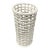 1960s Hollywood Regency Ceramic Basketweave Umbrella / Cane Stand For Sale