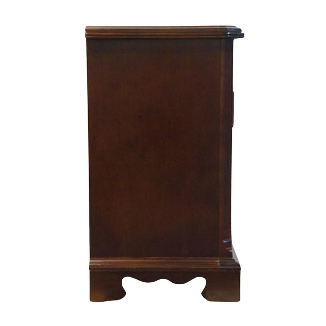 Bassett Furniture Eden House Collection Solid Cherry Traditional Style 66" Double Dresser 2083-0237 For Sale - Image 12 of 12