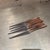 For your consideration, a vintage set (5) Japanese kitchen knife featuring the "George Washington" logo and molybdenum...