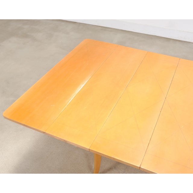 Tommi Parzinger for Charak Mahogany Danbury Extend Dining Table For Sale - Image 10 of 18