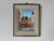Abstract Vintage Lilian Latal Folk Art Cityscape Oil on Masonite Painting For Sale - Image 3 of 11