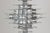 Silver Cassiopée 9-Tier Pendant Light by Max Sauze, 1970s For Sale - Image 8 of 15