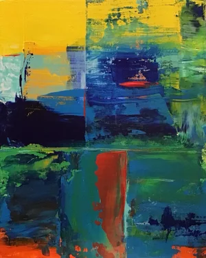 “AS012923” Original Abstract Painting on Stretched Canvas by Stephen Stilgenbauer