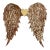 Carved Angel Wings With Heart Wall Hanging Made by Folk Artist With Antique Wood For Sale