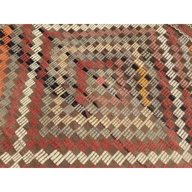 1960s 1960s Embroidered Nomadic Rug - 69" X 118" For Sale - Image 5 of 11