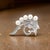 Metal Late 20th Century Mikimoto Estate Akoya Pearl Brooch Pin Sterling Silver 5.54-5.16 MM M434 For Sale - Image 7 of 10
