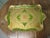Carved and Gold and Green Painted Italian Sideboard Tray A very attractive piece decorated in shades of Gold, with a Green...