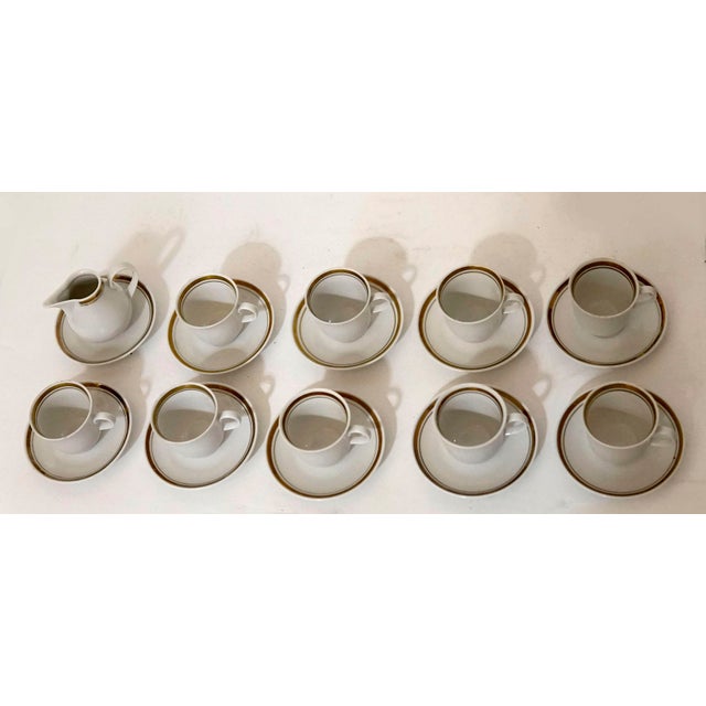 Vintage Henneberg Porcelain Demitasse Set- 20 Pieces For Sale - Image 13 of 13