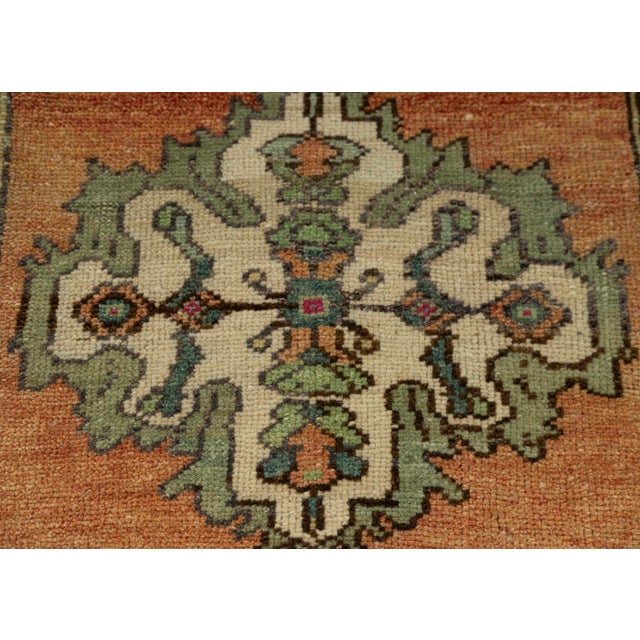 Turkish Mini Rug Oriental Hand Knotted Vintage Rug 1'8" x 2'4" #21230 For Sale - Image 4 of 8