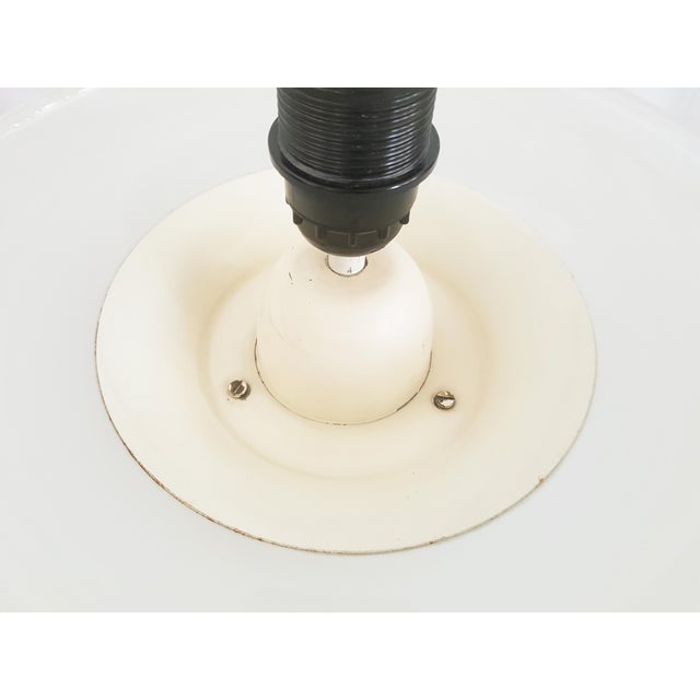 Large Italian Iridescent Glass and Fiberglass Table Lamp, 1970s For Sale - Image 13 of 18