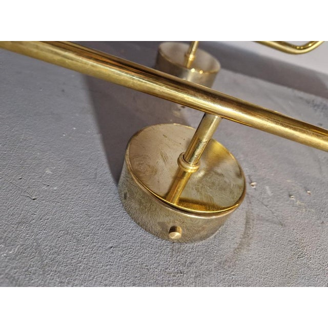 Sphere Wall Lamps in Brass and Glass, Set of 2 For Sale - Image 10 of 13