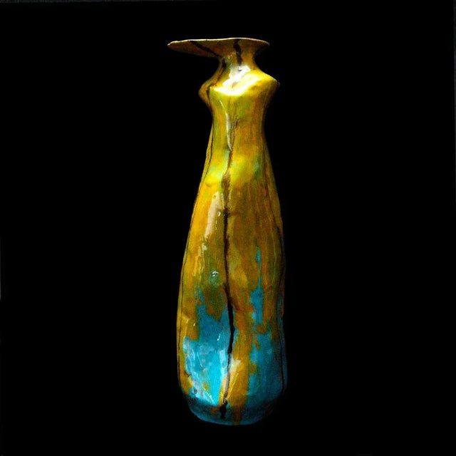 Mid-Century Italian Ceramic Vase by Bedin Lina, 1956 For Sale - Image 3 of 3