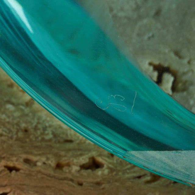 Italian Glass Picture Frame by Erwin Walter Burger for Fontana Arte, 1950s For Sale - Image 11 of 11