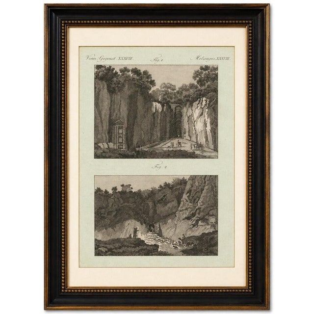 Bertuch, Mountain Roads and Rock-Cut Passes, 1800, Engraving For Sale - Image 3 of 9