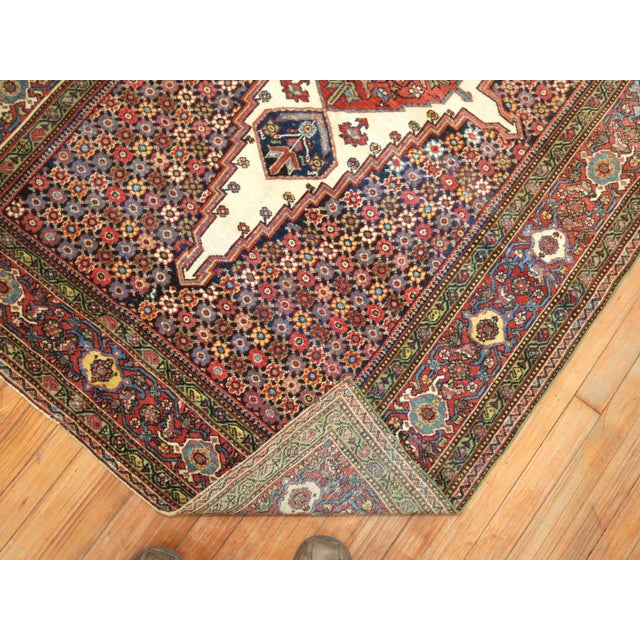 Antique Persian Fereghan Rug - 4'1" x 6'2" For Sale - Image 16 of 18
