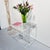 1980s Acrylic Glass Side Table, 1980s For Sale - Image 5 of 12