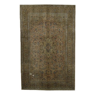 Vintage Middle Eastern Hand-Knotted Rug For Sale