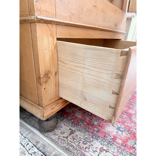 19th Century English Pine Armoire For Sale - Image 10 of 14