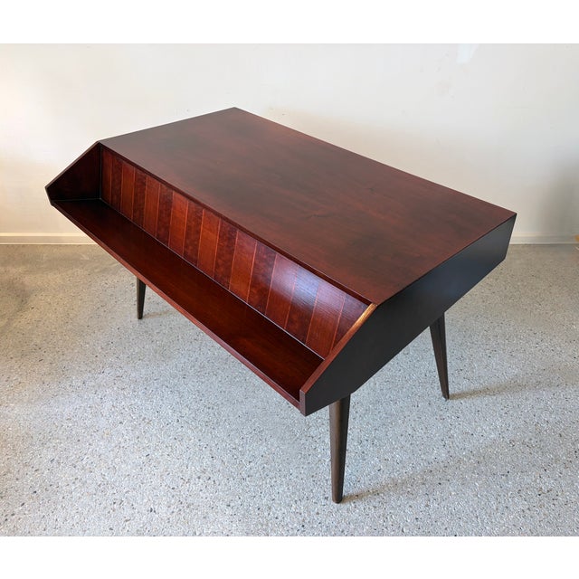Mid-Century Desk with Book Shelf, Germany, 1950s For Sale - Image 12 of 16