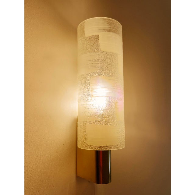 Vintage Brass and Glass Sconces, 1970s, Set of 2 For Sale - Image 11 of 13