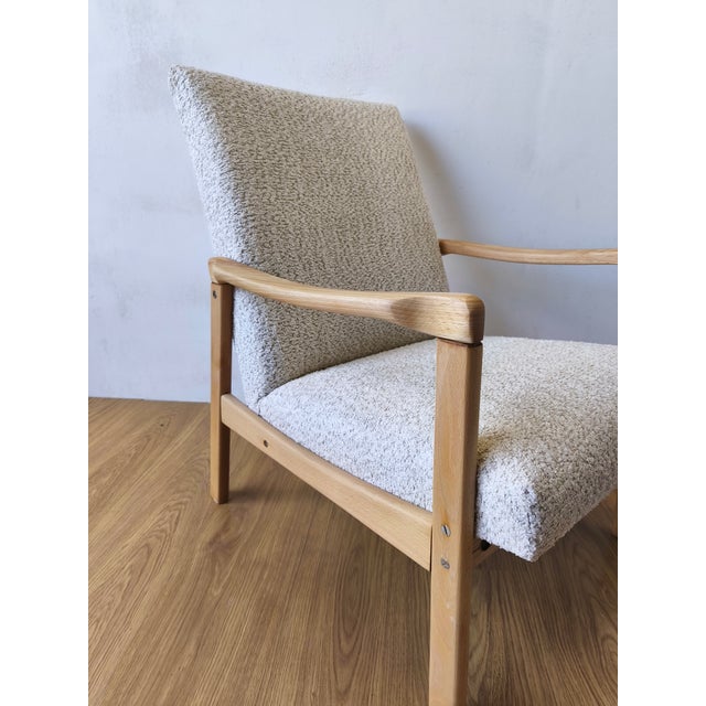 Mid-Century Modern Armchair by J. Jiroutek, Czechoslovakia, 1960s For Sale - Image 3 of 18