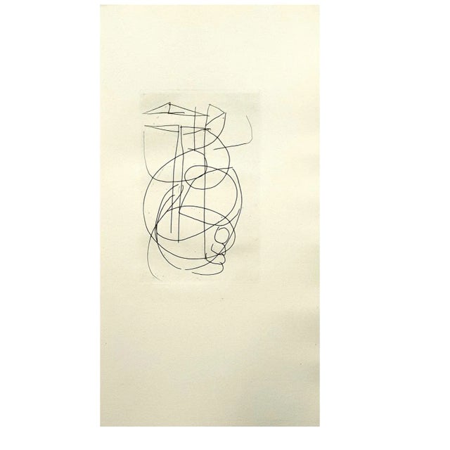 André Lanskoy - Composition - Original Etching 1960 For Sale - Image 3 of 7