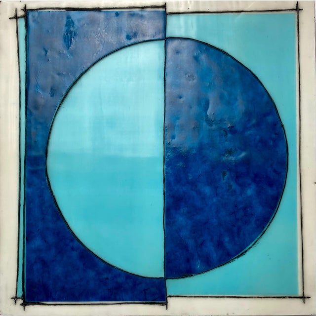 Encaustic Collage Installation by Gina Cochran - "The Enthusiast" - 16 Pieces For Sale - Image 16 of 18