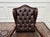 Large English Chesterfield Office Chair For Sale - Image 5 of 8