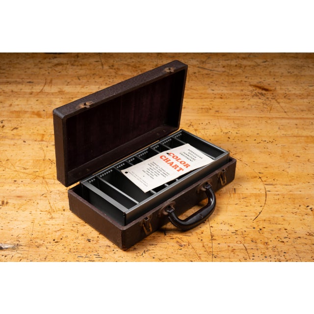 Vintage Burroughs Metal Shelving Salesman Sample Kit For Sale - Image 4 of 11