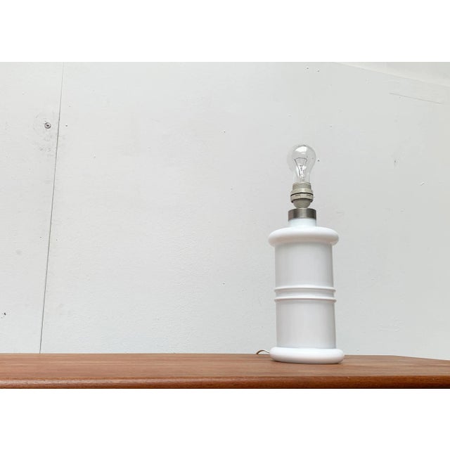 Vintage Danish Glass Apoteker Table Lamp by Sidse Werner for Holmegaard For Sale - Image 9 of 18