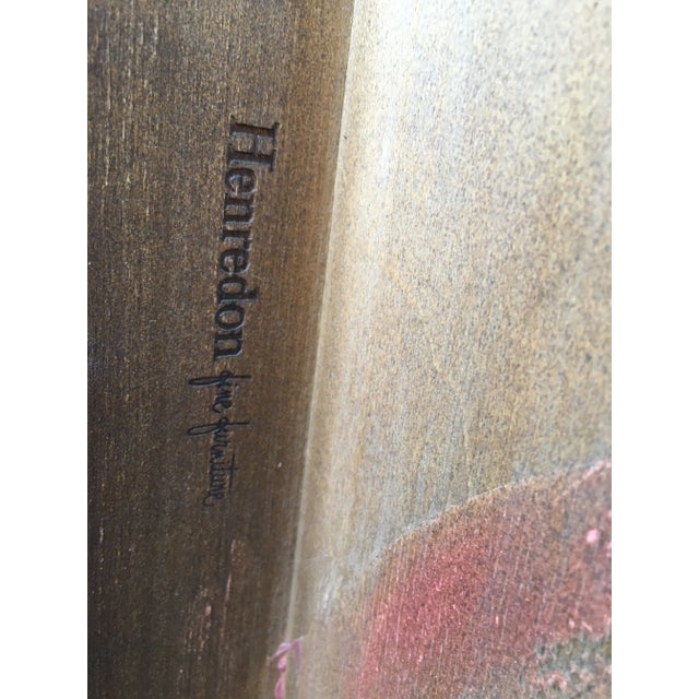 Metal Vintage Henredon Parson’s Style End Table For Sale - Image 7 of 8