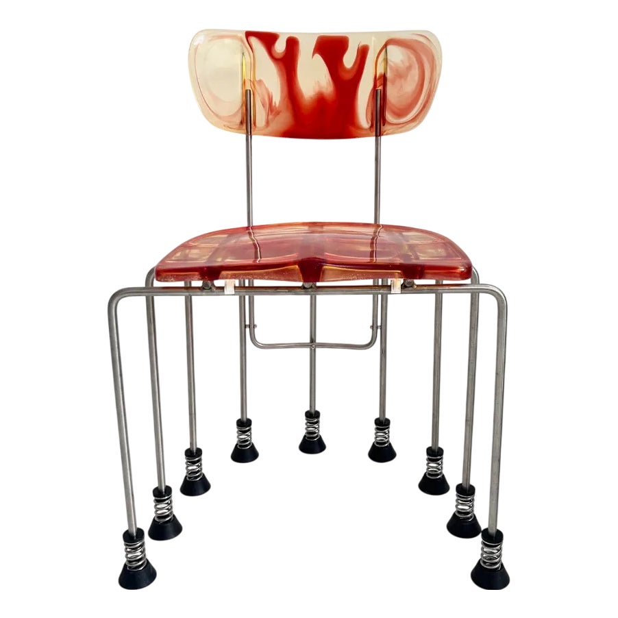 Broadway 9 Legs Chair by Gaetano Pesce for Bernini, 1993 | Chairish